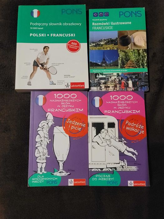 Francuski-słownik obrazkowy, rozmówki ilustrowane, najważniejsze słowa