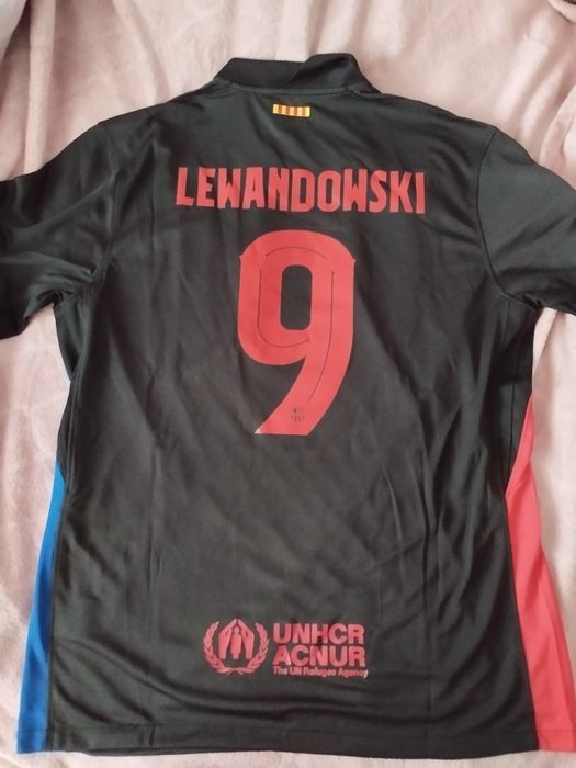 Koszulka piłkarska FC Barcelona Robert Lewandowski 9 rozmiar XXL