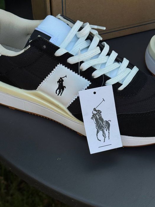 Кроссовки Polo Ralph Lauren черные мужские кеды Поло Ральф Лоурен белые 43 размер | Кросівки Polo Ralph Lauren чоловічі білі спортивні 44 розміру