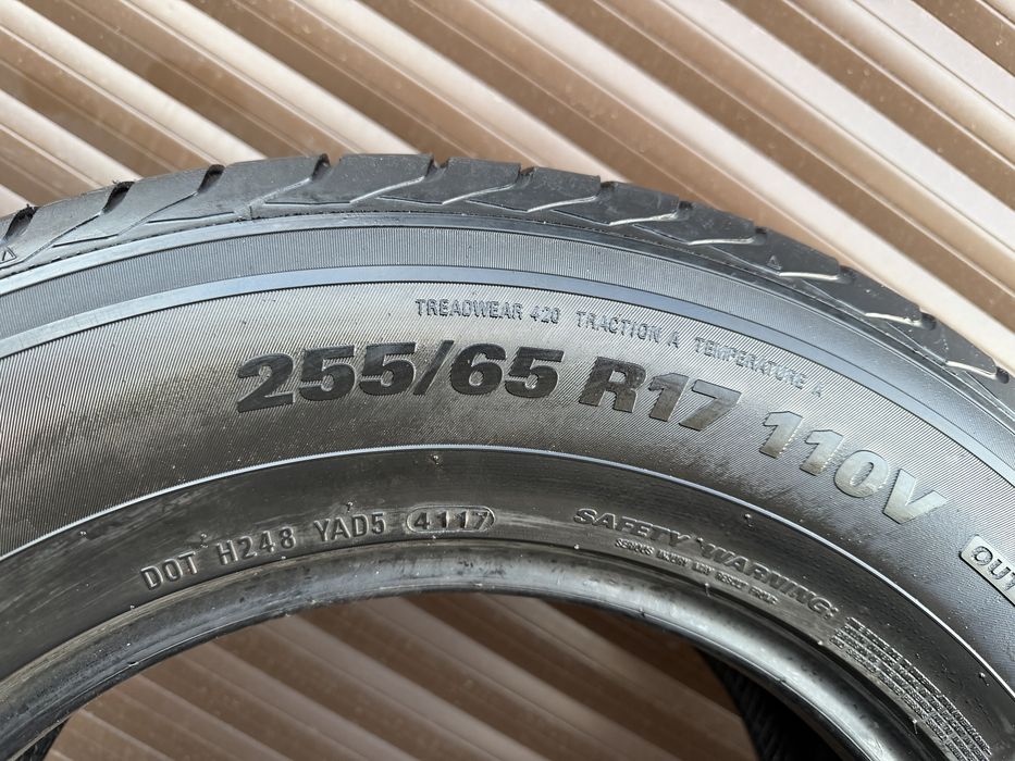 Летняя резина   KUMHO 255/65/ R17.