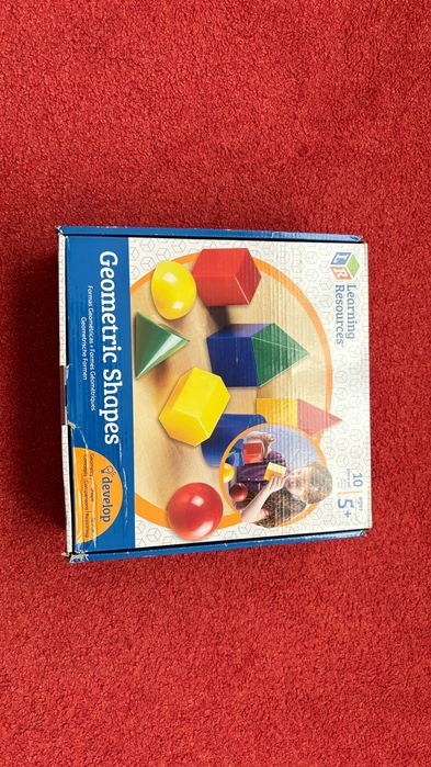 Brinquedo educativo - Conjunto de formas geométricas