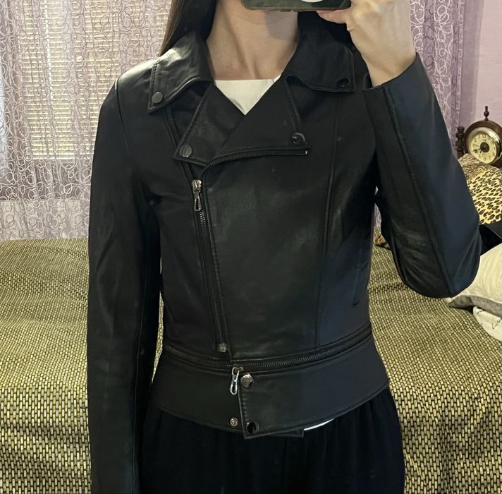 Шкіряна куртка  Roberto коротка