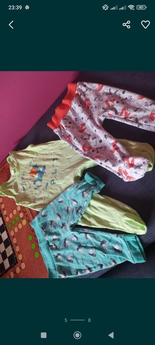 Zestaw paka dla chłopaka 74 spodnie bluza 22 rzeczy
