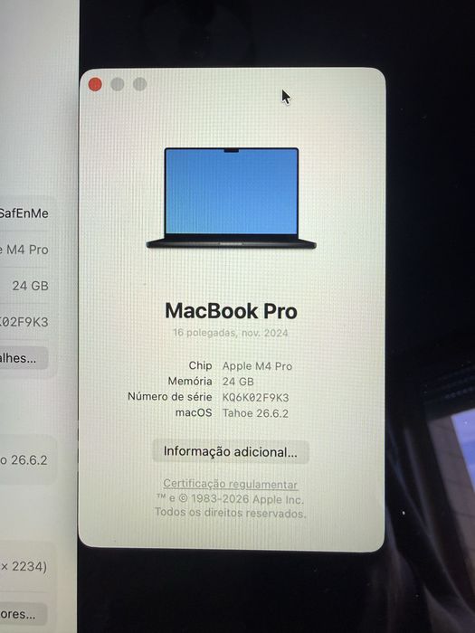 Macbook Pro 16” M4