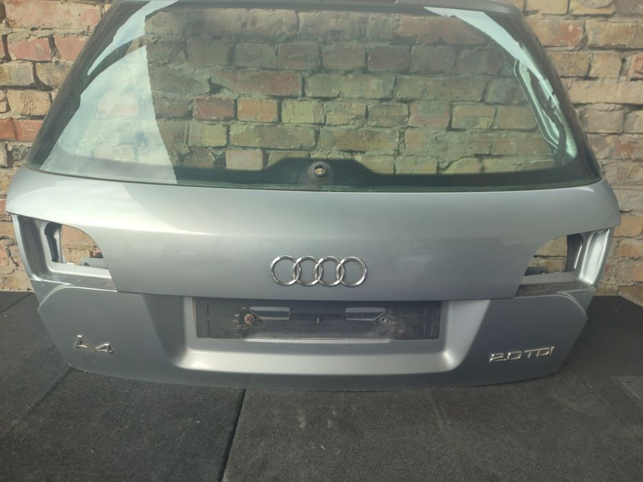Кришка багажника Ауді А4 В7 ляда Audi A4 B7 багажник Ауді А4 В7 сіра