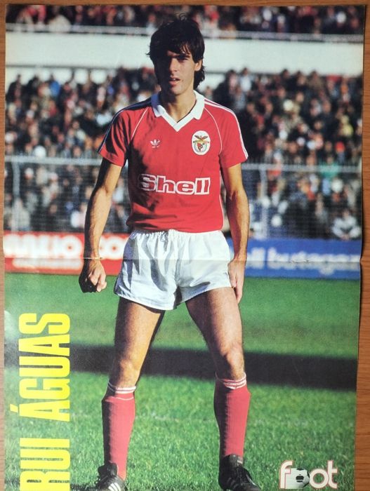 Antigo poster Rui Águas SL Benfica