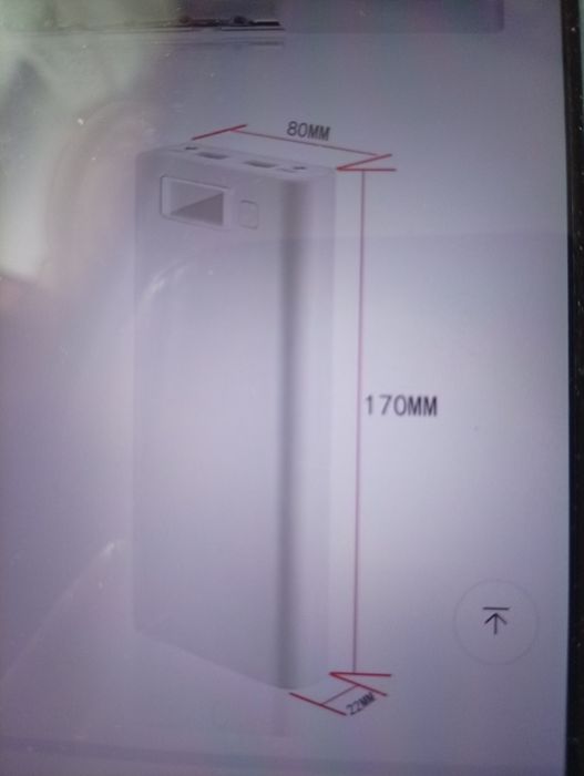 Корпус повербанка 10w швидка зарядка на 8 елементів.