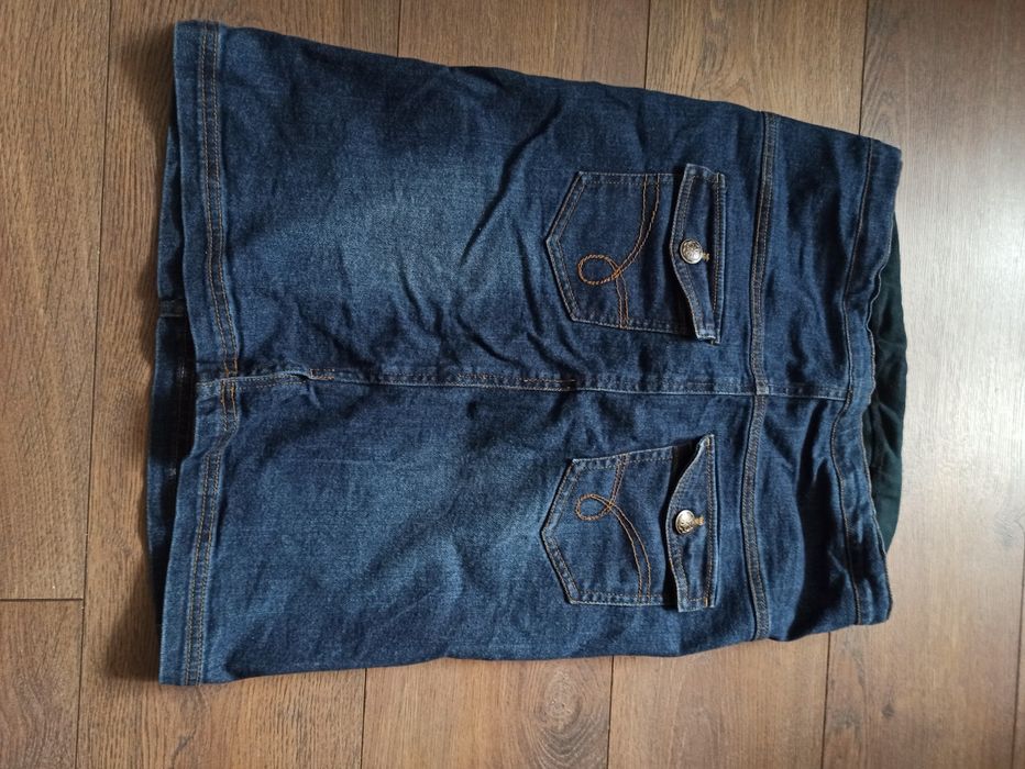 Джинсова спідниця для вагітної