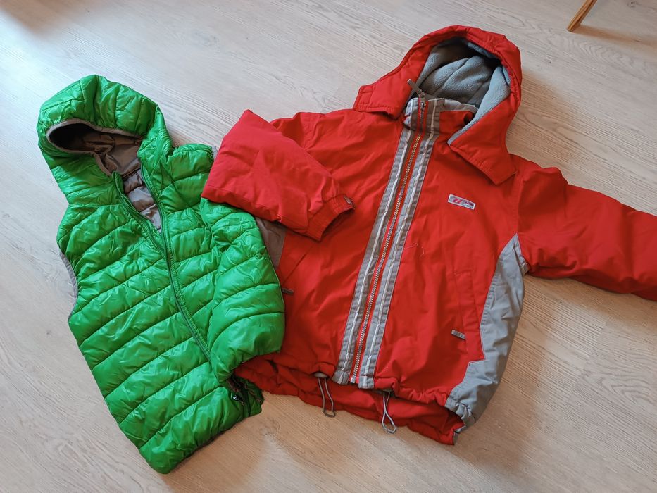 Kurtka zimowa 140 i kamizelka