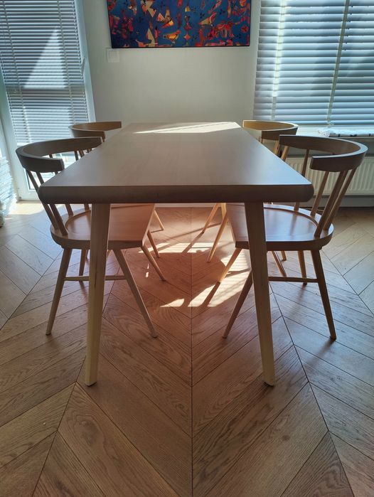 Komplet 4+1 Virgil Abloh x IKEA MARKERAD | Meble kolekcjonerskie