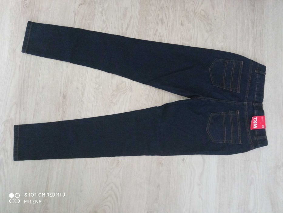 Spodnie dżinsy wysoki stan 36