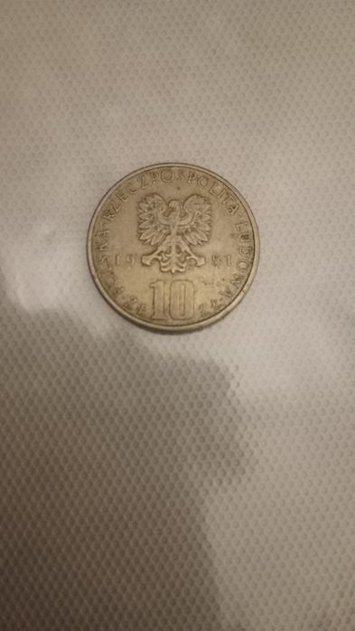 Moneta 10zł z Bolesławem prusem