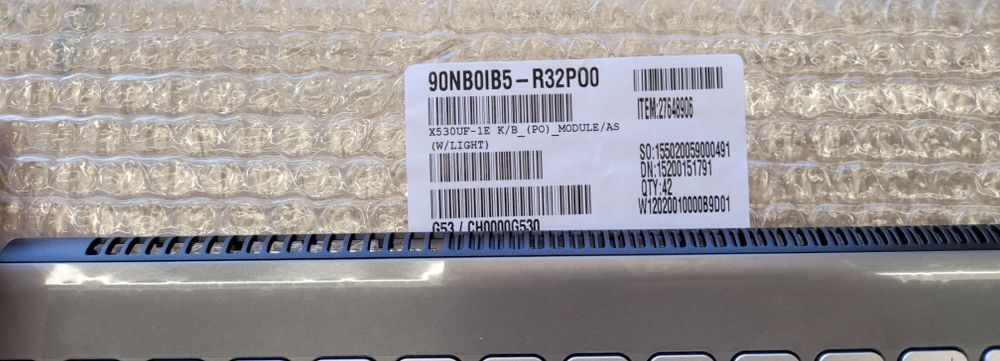 ASUS VIVOBOOK X512FA CHASSIS + KEYBOARD WITH PALM REST (PORTUGUESE KEYBOARD)64585346755202121