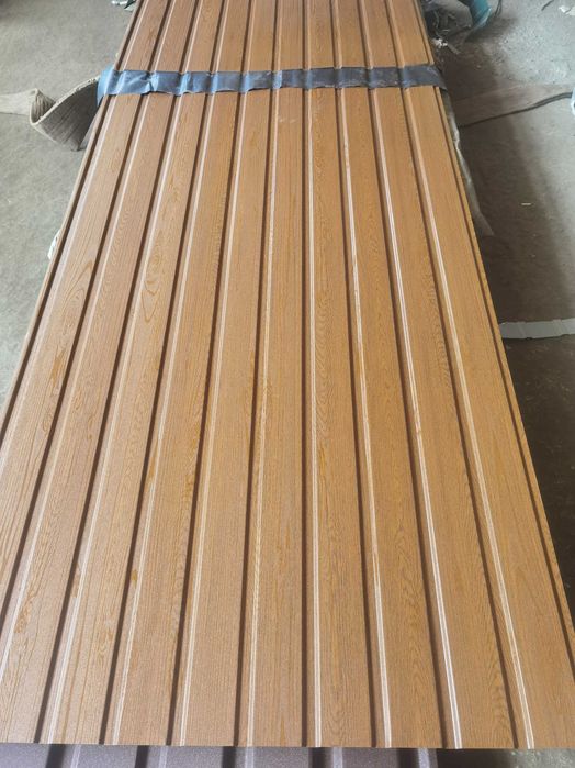 Профнастил для заборов под дерево