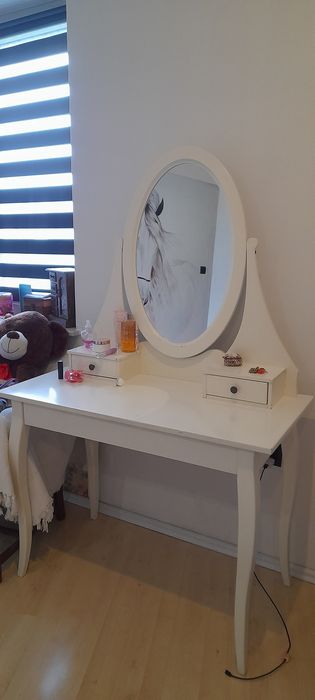 Toaletka hemnes ikea biała