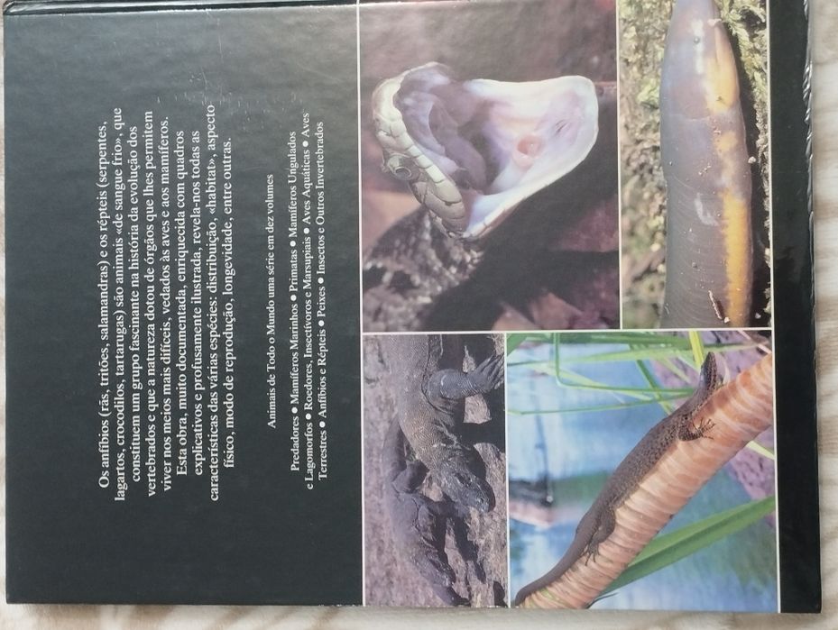 Livro " Anfíbios répteis"