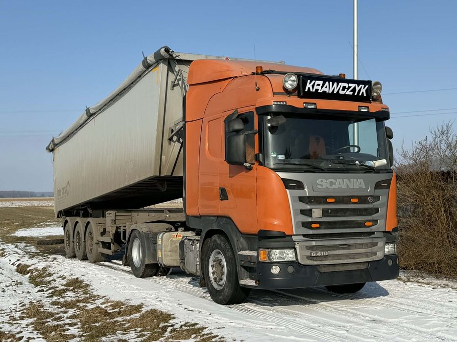 Transport Materialow sypkich wywrotka GMP+