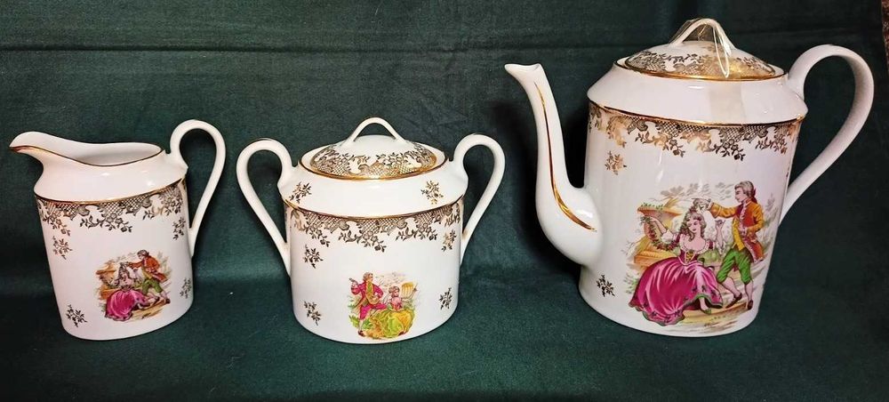 Serviço Chá Tête à Tête Limoges Vista Alegre