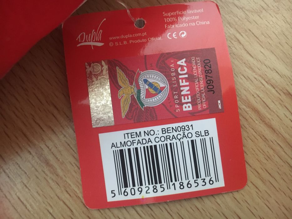 2 almofadas  benfica nova