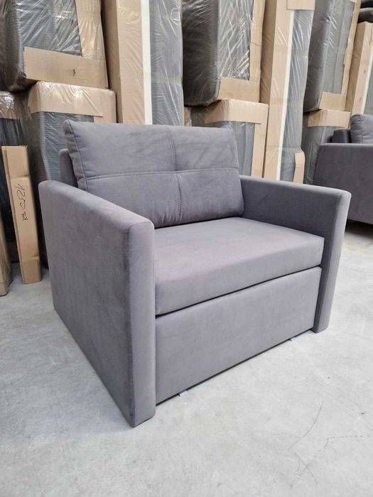 NOWY fotel rozkładany z funkcją spania + pojemnik WYPRZEDAŻ MAGAZYNU