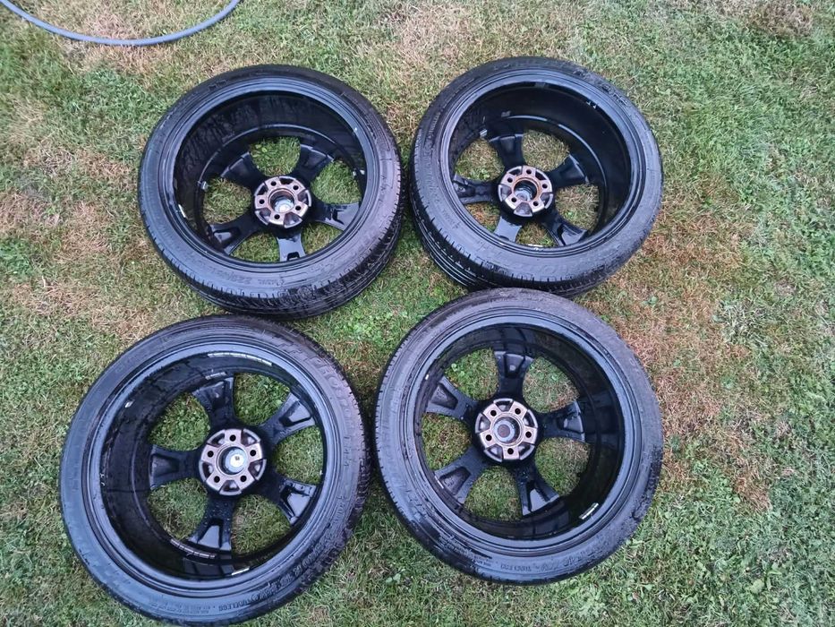 Felgi 18 Aluett 5x100 nowe opony letnie 225/40/18
