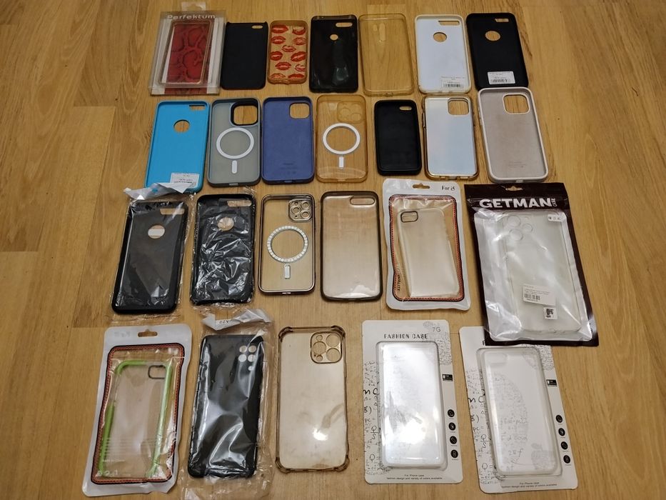 Чехлы на смартфоны разные одним лотом 25 шт 850 грн