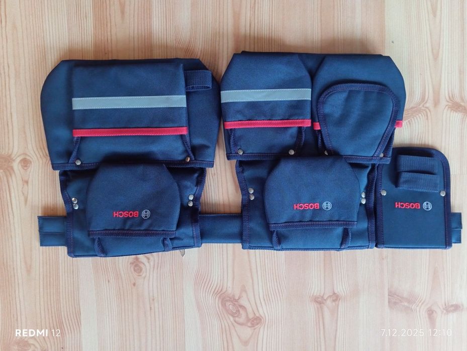 Bosch komplet 3 kieszeni monterskich