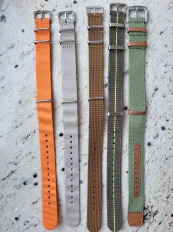 4 fabrycznie nowe paski do zegarka "nato/zulu" 18 mm! Tanio!