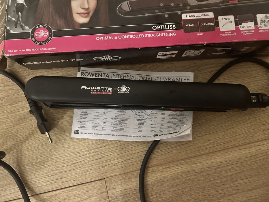Утюжок випрямляч для волосся Rowenta elite
