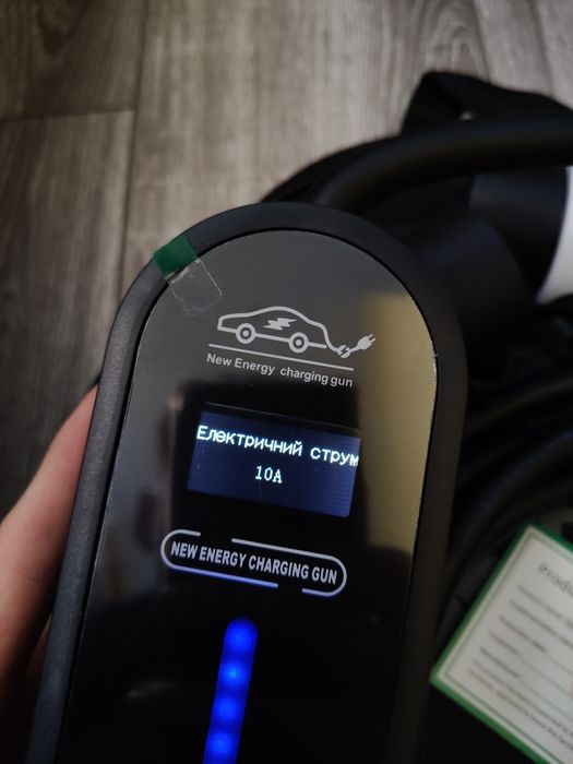 Зарядка New charger 7kw GBT 32A wifi гбт 3 / 5 метрів +32А авто з Китаю розетка, сумка Type 1 Tesla Type 2