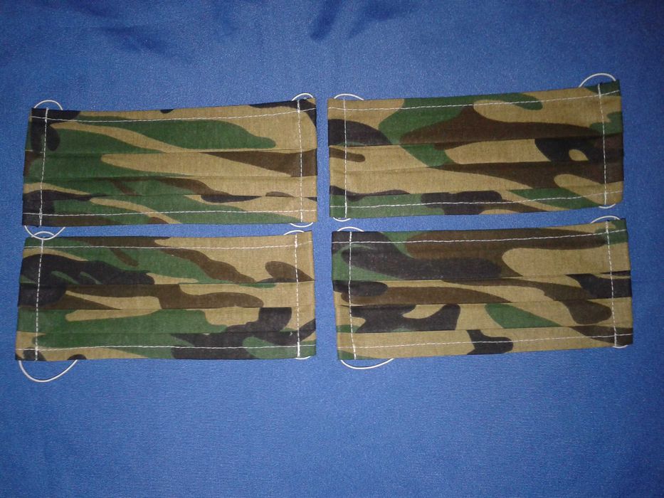 4 szt - maseczka maska bawełniana 1-warstwowa wielorazowa