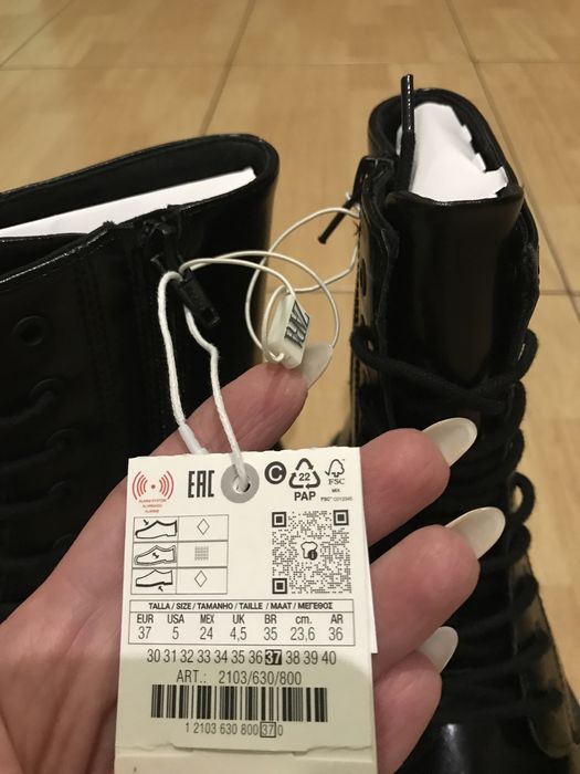 Черевики на шнурках Zara
