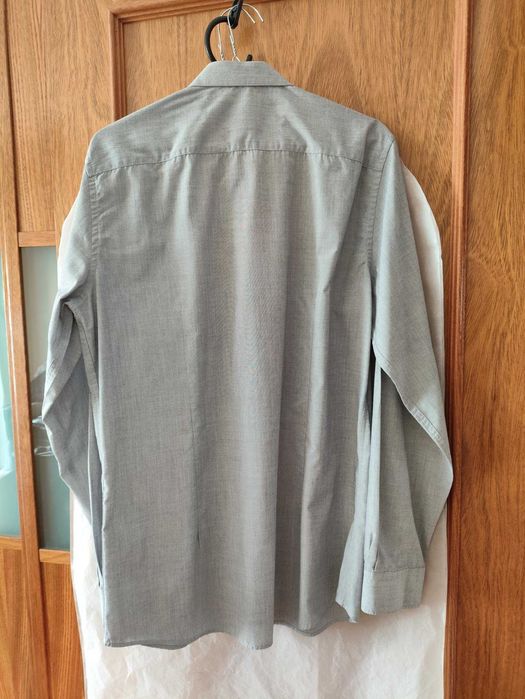 Camisa Social Angelo Litrico (C&A) M - Cinzento