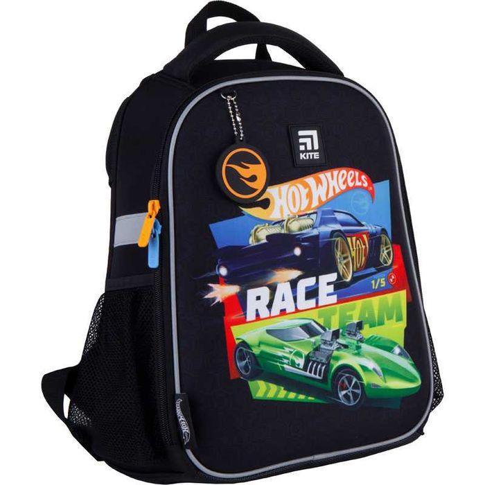 Рюкзак школьный каркасный Kite Education Hot Wheels HW21-555S (набор)