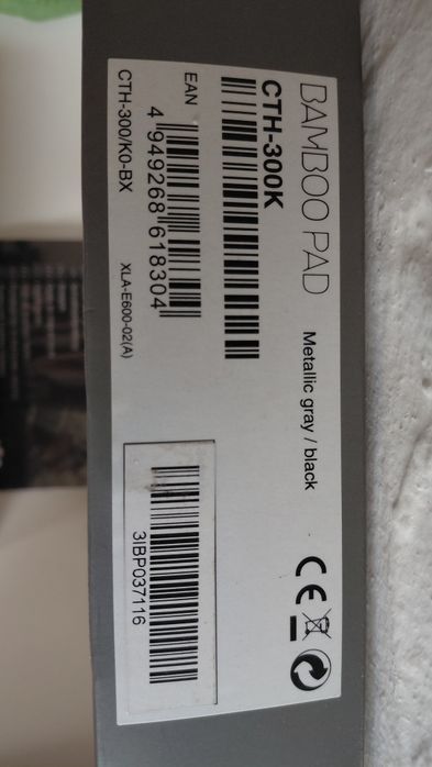 Bamboo Pad CTH-300K mesa digitalizadora