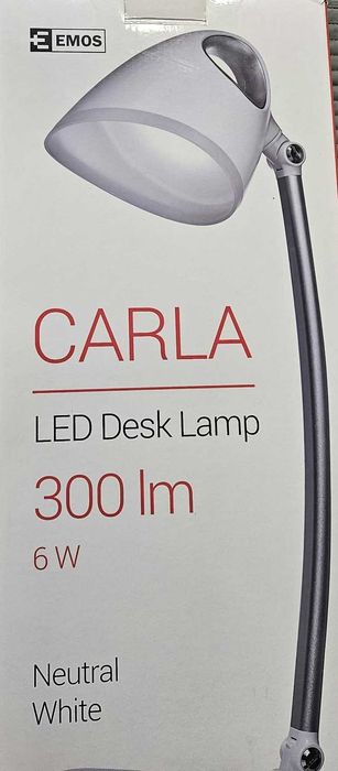 Nowa Lampka biurkowa LED EMOS Carla Z7593 6W 300lm regulowana nowoczesna