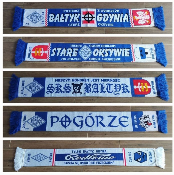 13szalików Bałtyk Gdynia Arka Pogoń Lębork Karkonosze Jelenia Góra Kotwica Kołobrzeg Cartusia Kartuzy Drwęca Nowe Miasto Lub. Ferencvaros Budapeszt