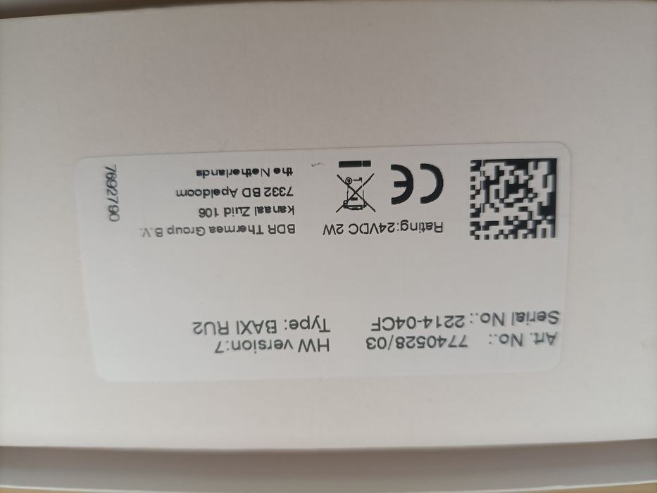 Termostat pokojowy modulujący BAXI Mago 7701201