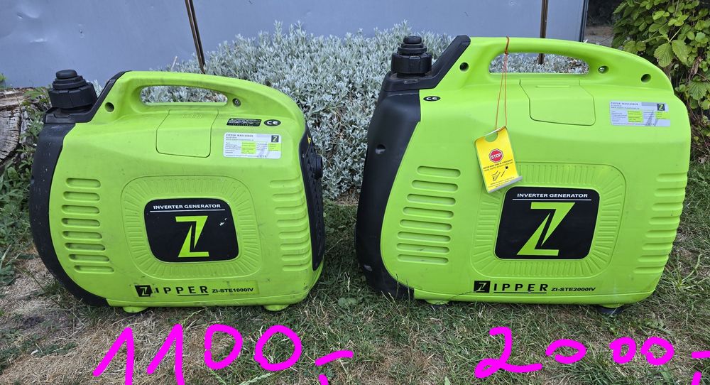 Agregat Inwertor Zipper ZI-STE2000IV (18h) + ZI-STE1000IV – Jakość klasy Honda agregat prądotwórczy 1kw 2kw