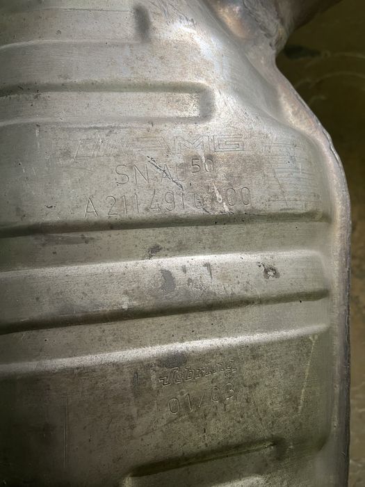 AMG вихлоп Mercedes оригінал w211 e55 к АМГ банки резонатор выхлопная