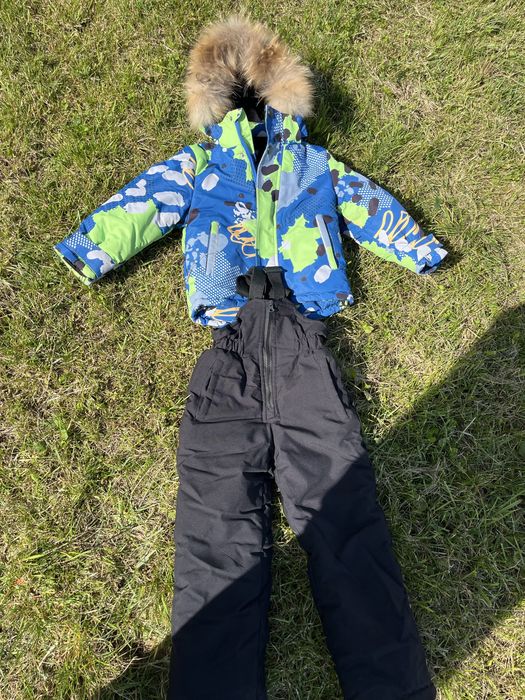 Зимовий дитячий термокомбінезон на хлопчика роздільний