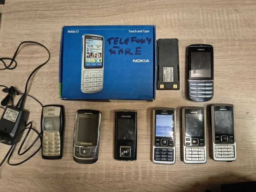 7 starszych telefonów NOKIA6300 i inne zobacz !!