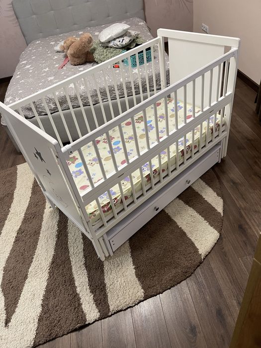 Дитяче ліжечко + матрас