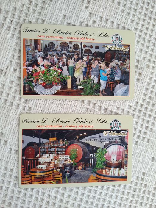 Calendários dos vinhos Pereira D`Oliveira - 2015