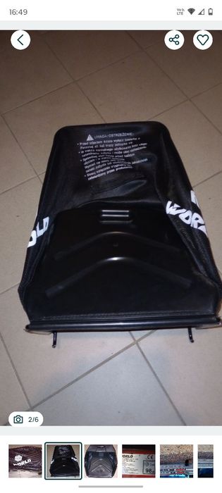 Kosz na trawę kosiarka world grl560