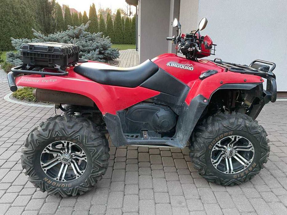 Suzuki KingQuad 750, zarejestrowany