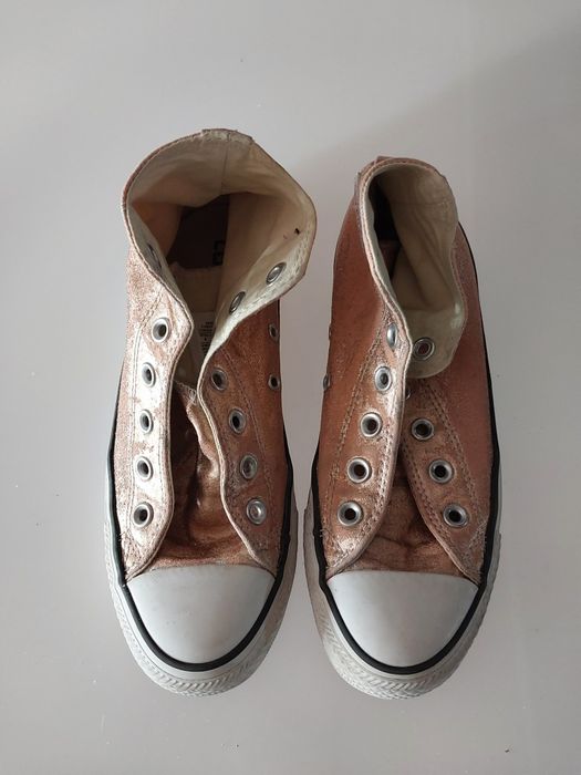 Trampki brokatowe converse