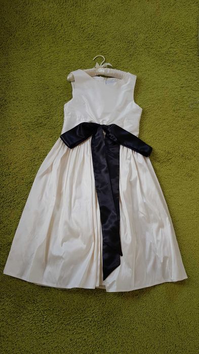 suknia sukienka #2 elegancka ecru rozm. 146 - W-wa