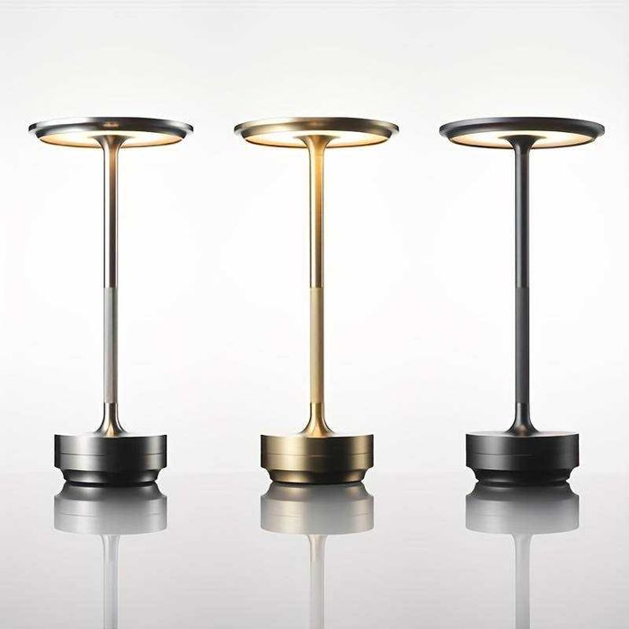 Candeeiros LED Novos, Modernos, Bateria Recarregável USB C