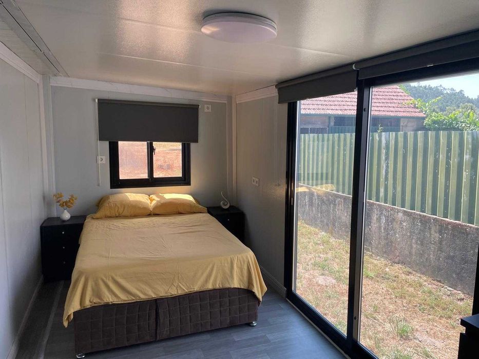 Casa pré-fabricada T2 + Escritório | 75 m²  - 2 Qts + Escritório + casa de banho